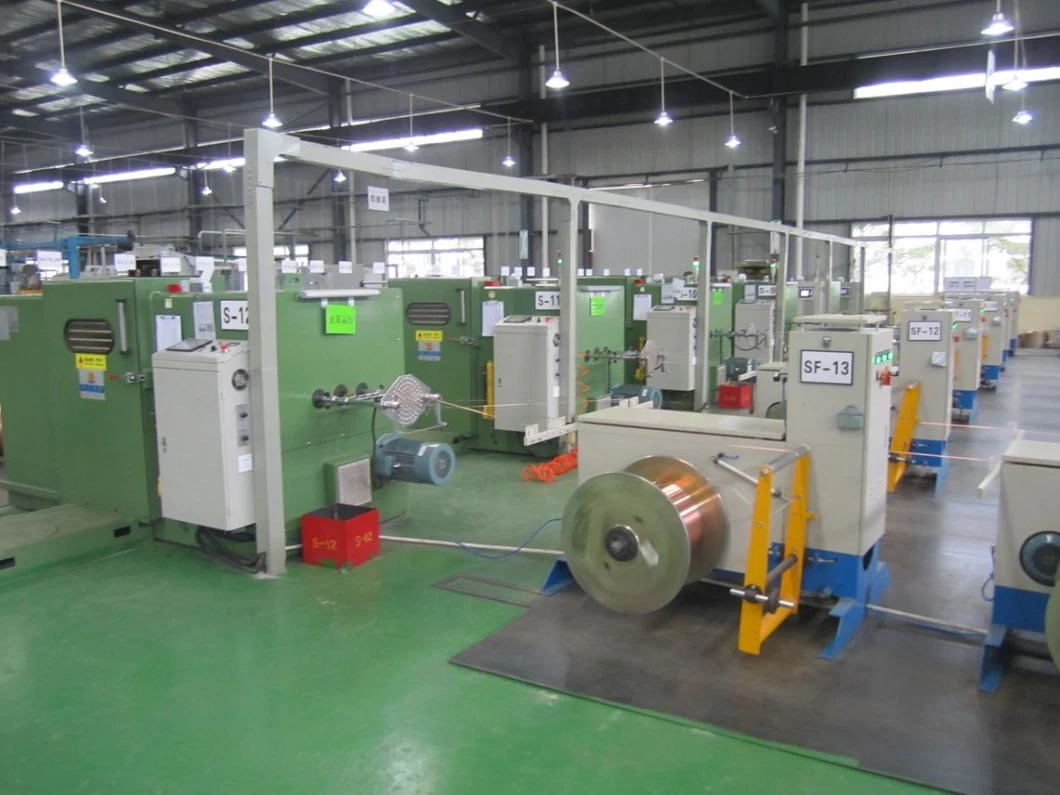0.03-1.72mm Electrical Cable Core Copper Wire Double Twist Winding Making Bunching Machine