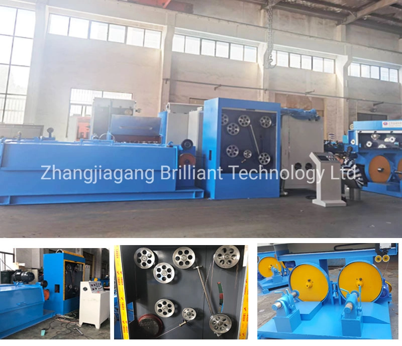 Electric Wire Cable Making Machine Copper Rod Breakdown Drawing Machine