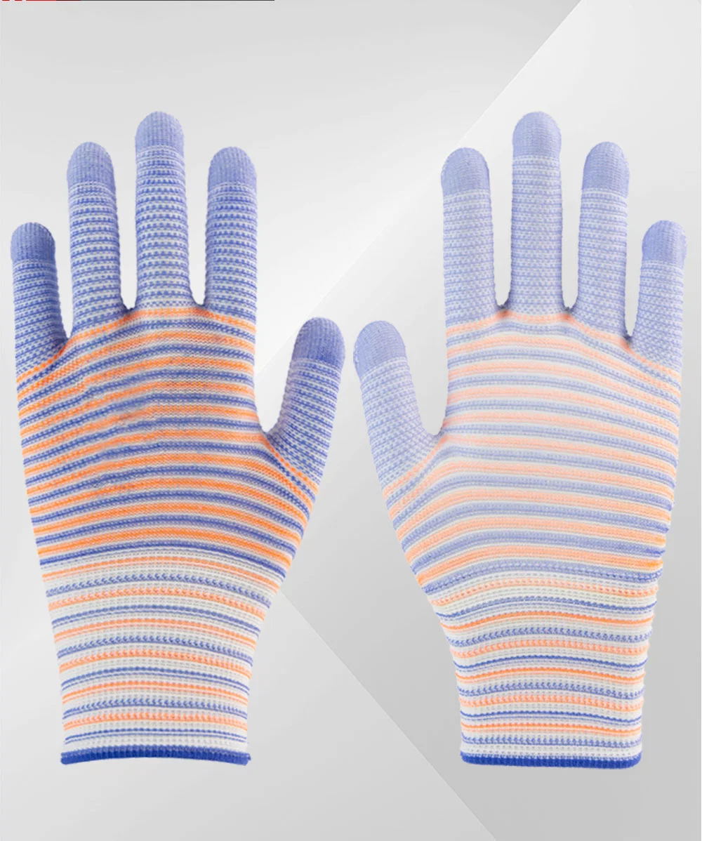 Safety Products PU Coated Assembly Work with Polyurethane Coating PU DIP Gloves