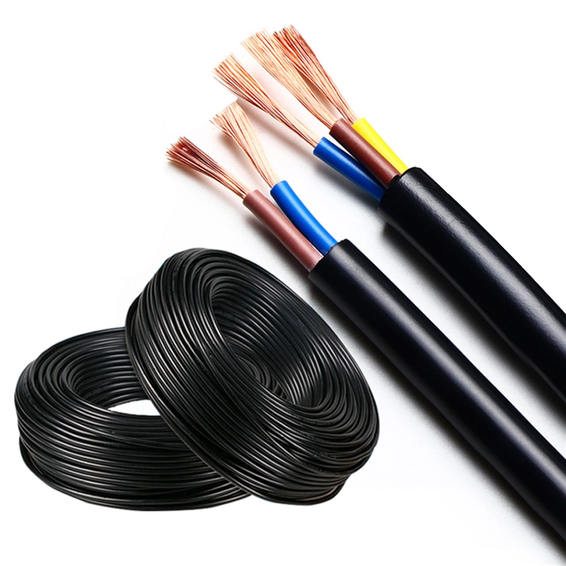Multi Conductor Royal Cord Flexible Cable Rvv 2 3 4 5 Core 0.75 1 1.5 2.5 4 6 mm Electrical Cable Wire Power Cable