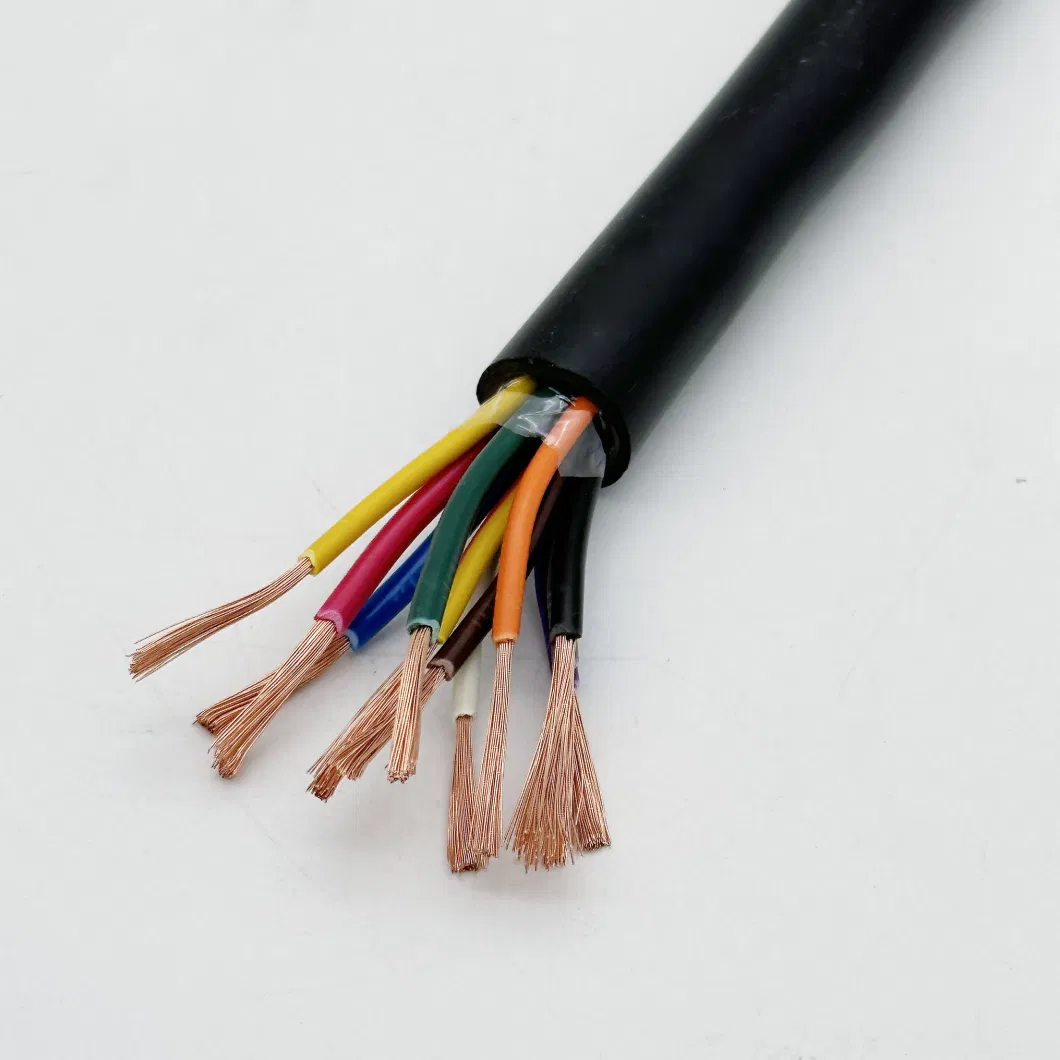 Copper Conductor Flexible Rvv12core 1.0/1.5/2.5/4.0mm Electrical Wire Power Cable