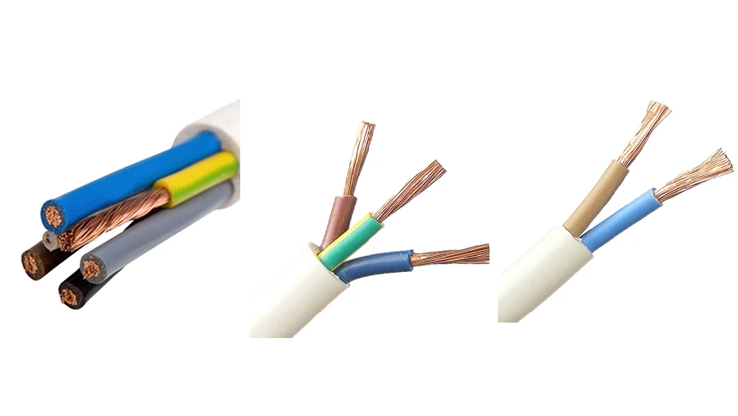 Electrical Wires 2.5mm 6mm PVC BV Rvv Enameled Copper Cables 2.5 10 mm 3 Phase Cable Cobre Supplies 2.5mm2