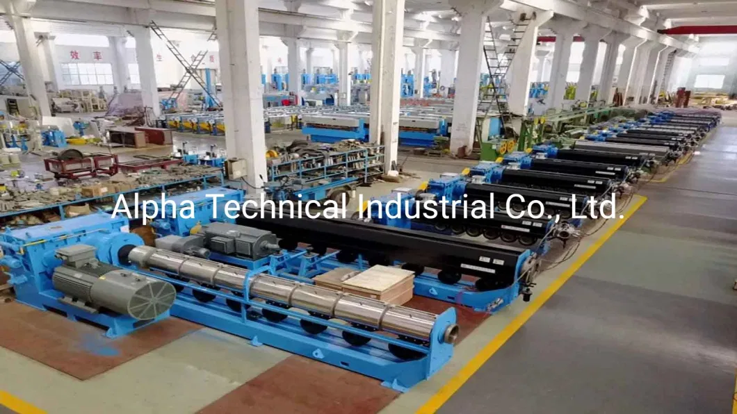 Alpha Cable Extrusion Machine, Physical Foaming Wire Making Machine for Electrical Cable Production Line