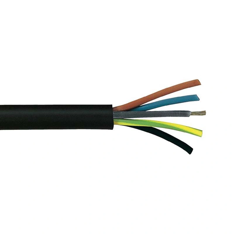Multi Conductor Royal Cord Flexible Cable Rvv 2 3 4 5 Core 0.75 1 1.5 2.5 4 6 mm Electrical Cable Wire Power Cable