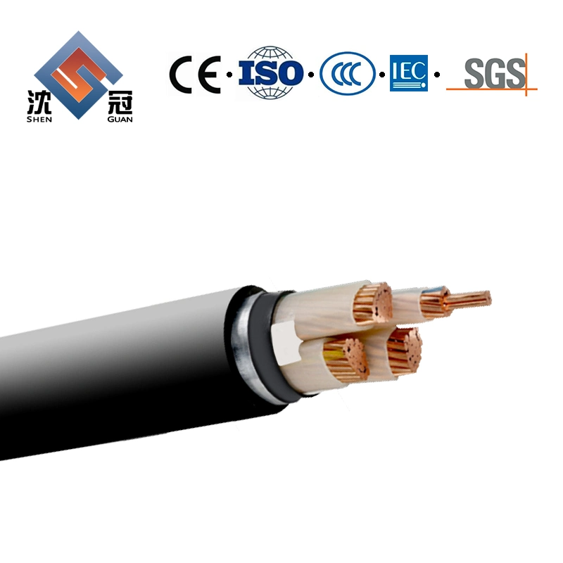 Shenguan High Quality Rvv Soft/Flexible Pure Copper 2 * 2.5 mm Black Electric House Wire Soft PVC Sheathed Wire 2 Core Wire and Cable