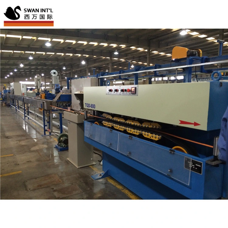 Swan Factory Power Cable Extrusion Production Line/ Electrical Wire Extruder/ Power Wire Cable Extruding Machine