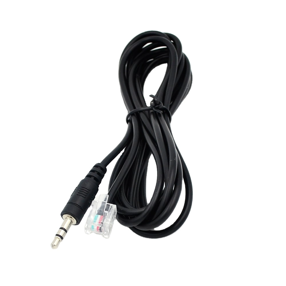 Rj11 6p4c Plug Patch Cord to 3.5mm Audio Cable