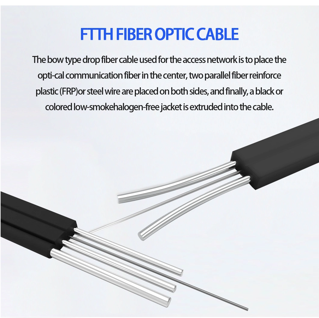 High Quality Indoor Tight Buffer Fiber Optic Cable (JV/JH) for Data Communication Transmission