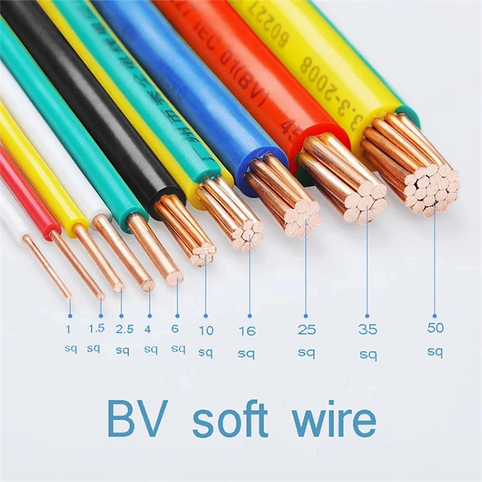 Construction Single Core 1.5mm 2.5 mm 4mm 6mm 10mm Electrical Wire Cable