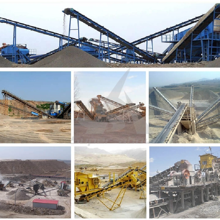 High Quality Inclined Belt Conveyor for Crushed Stone Transport with Best Price