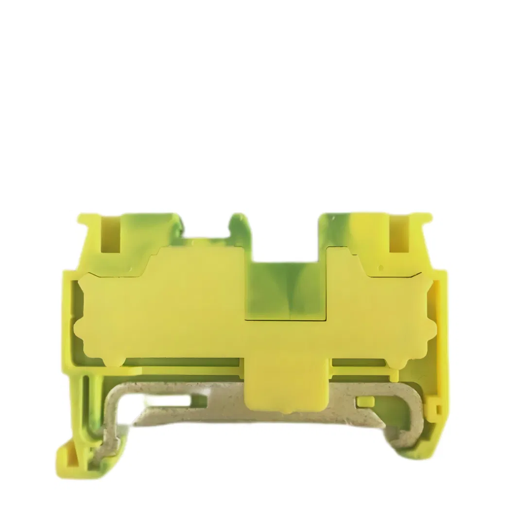 PE Earth Wire Clamp Connector DIN Rail Pluggable Terminal Blocks 1.5 Sq. mm