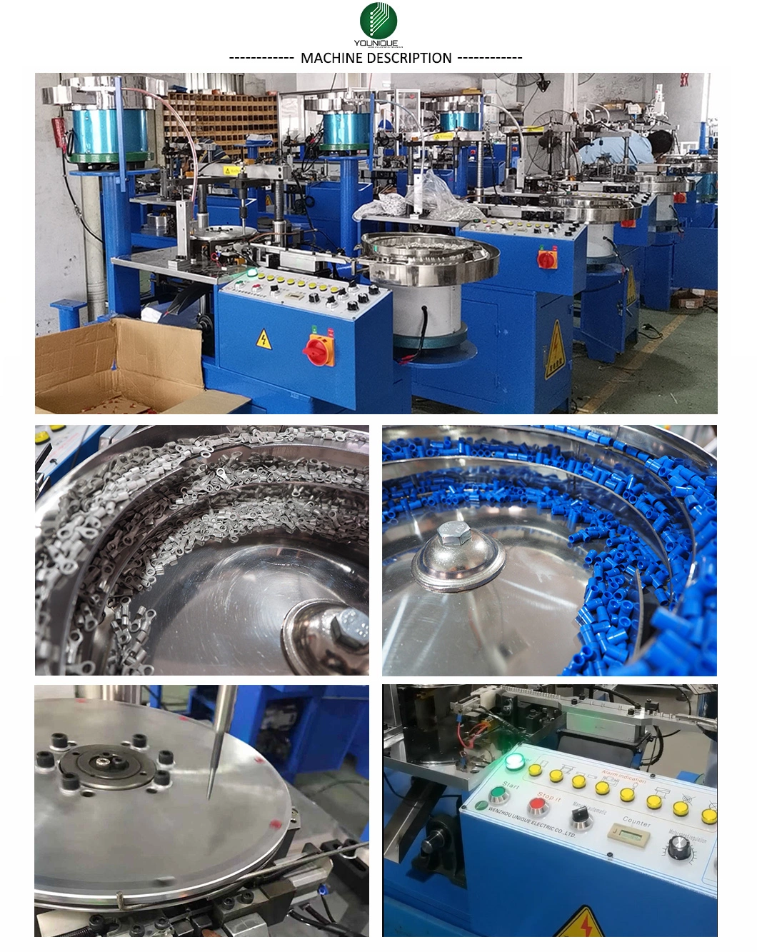Insulated Crimping Terminal Wire Cable Lugs Electrical Connector Wire Connecting Terminals Assembly Machine