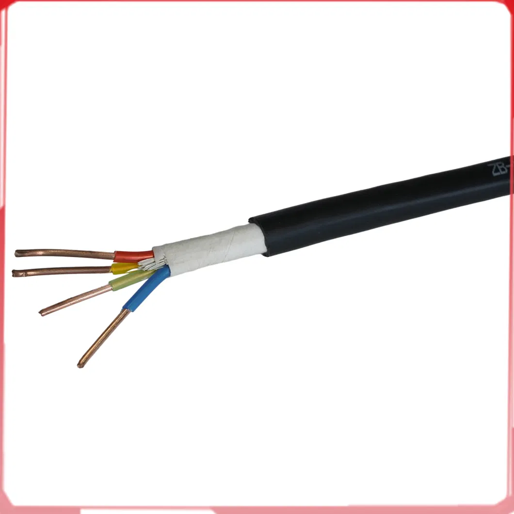 2 * 10 Sq mm Copper Clad Sheathed Electric Wire Flexible Cable Copper Core Wire