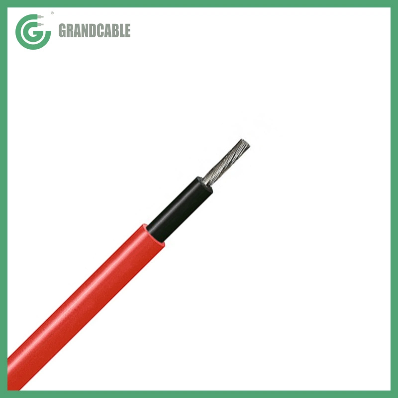 PV1-F 1X4 mm2 DC PV Cable TUV Certified Solar Cable for Photovoltaic Power Supply Systems