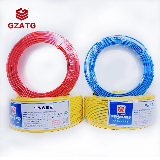 Manufactures Cable PVC Electrical Cable 1.5mm 1 Core Pure Copper House Wire