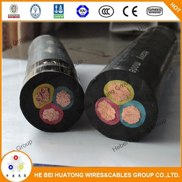 UL Flexible Cords, Flexible Cable 3X12 3X10 4X10 4X8 AWG 600V Soow Rubber Cable