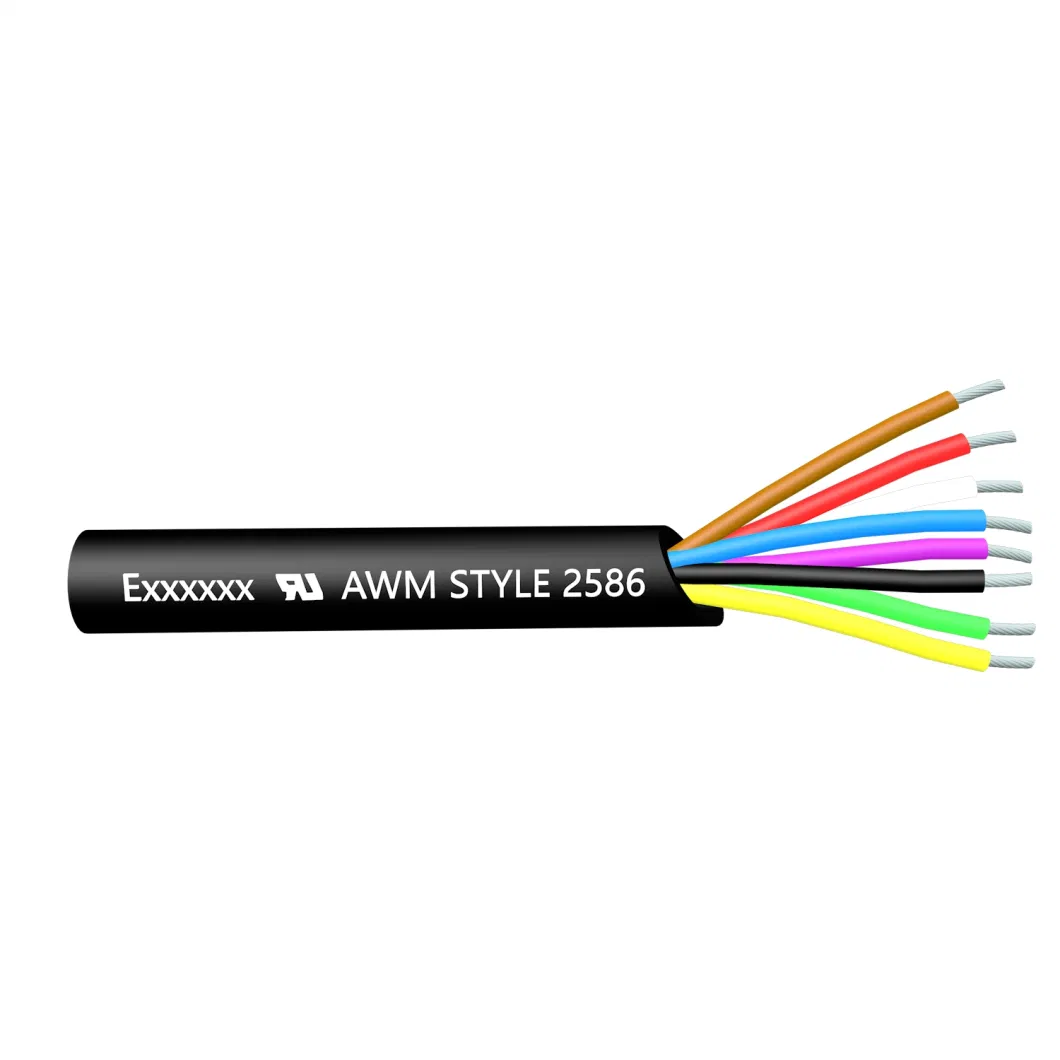 UL Awm 2586 0.6kv 1kv High Voltage UV Resistant Flexible Unscreened Cable