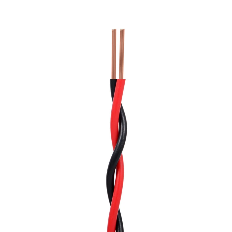 Factory2 Core Rvs PVC Twisted Pair Flexible Cable 0.5 0.75 1 1.5 2.5 mm Fire Electrical Copper Wires