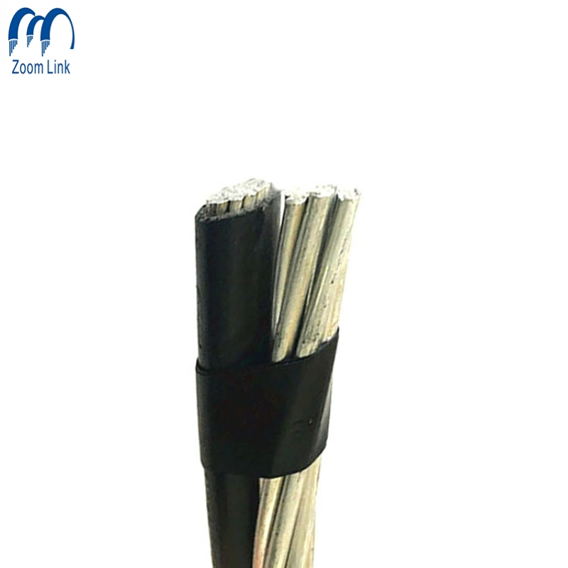 Aluminum Conductor PE/XLPE Insulation Electric Power Twisted Electrical Overhead Service Drop ABC Cable