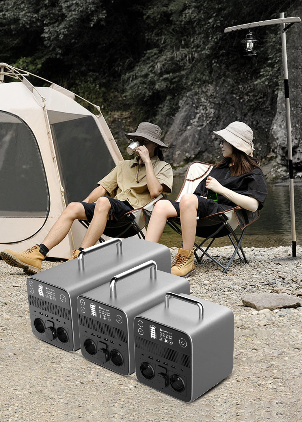LiFePO4 500W China Solar Products Portable Outdoor Mobile Power Supply