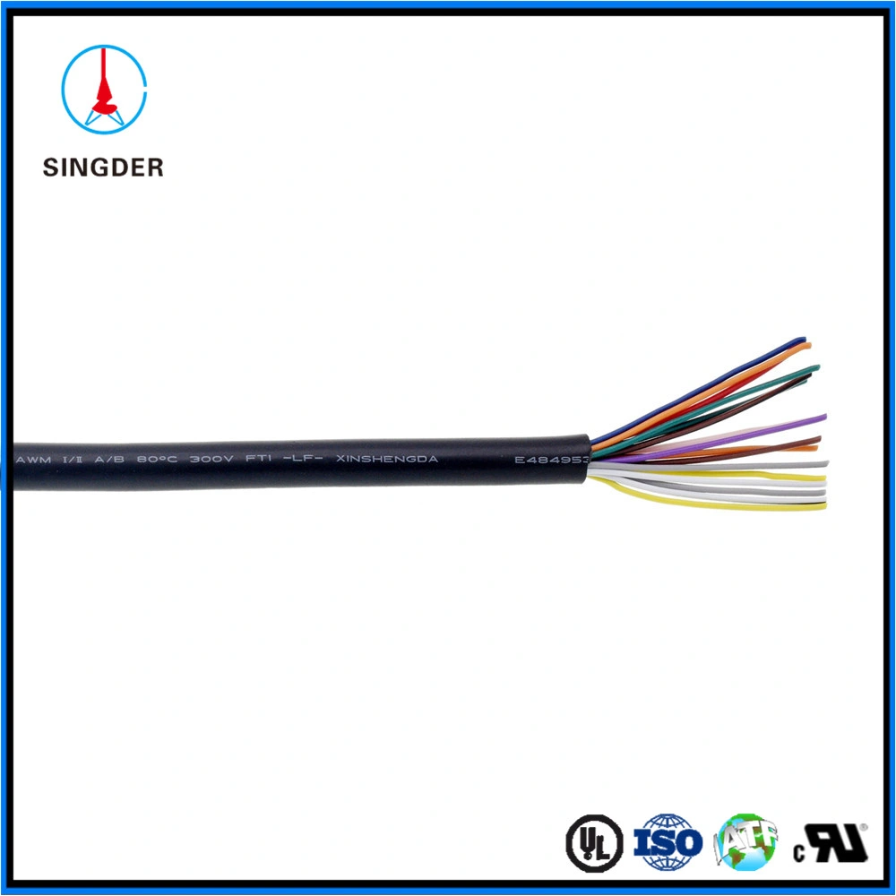Flexible Electrical PVC Insulated Cable Lead Free PVC Jacket Wire