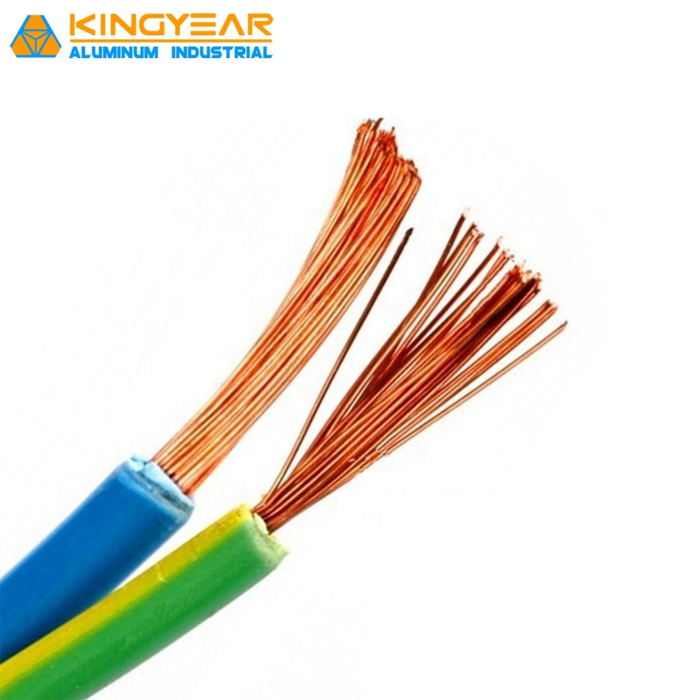 6/10kv 50mm2metallic Screened BV Electrical Wire Rubber PVC Insulated Electric Copper Wire
