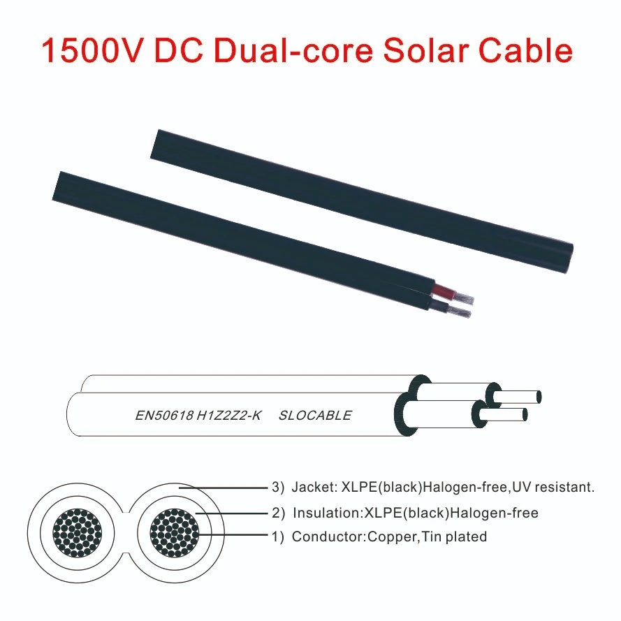 Multi Cores Stranded Flexible/Solid Tinned Copper Aluminum Conductor PVC/XLPE/PE Insulated Fire Alarm House Building Connecting Electrical Wire DC Solar Cable