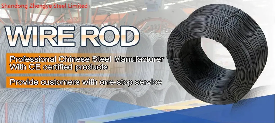 Ready Stock Wire Rod 5.5mm SAE1006/1008 1022 Ms High Carbon Steel Wire Rod/Raw Material of Wire Rod