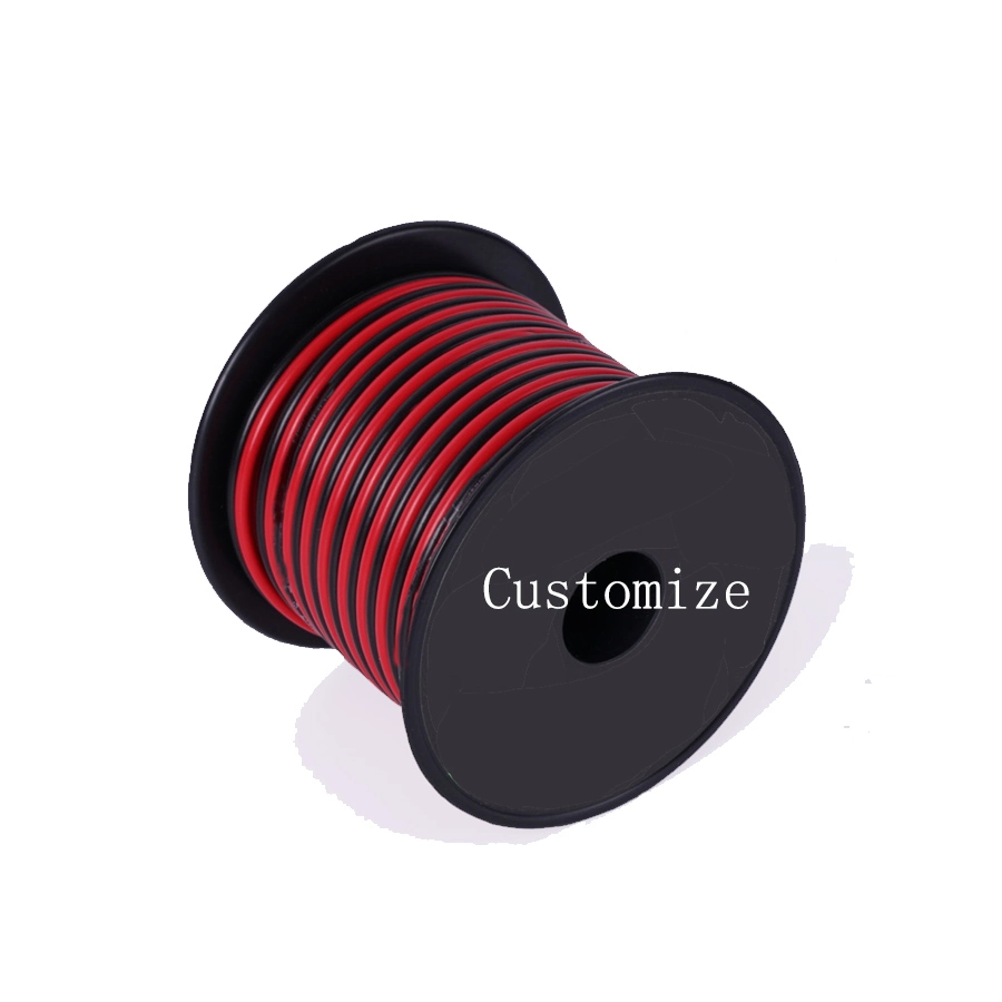 14AWG Car Audio Speaker Cable 2.5mm CCA Frosted Flexible Transparent Speaker Cable Wire