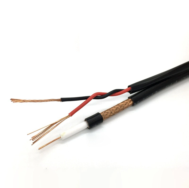 CATV CPR Eca RG59+DC/RG59+Power/RG59+2x0.5/RG59+2x0.75 Composite Coaxial Cable