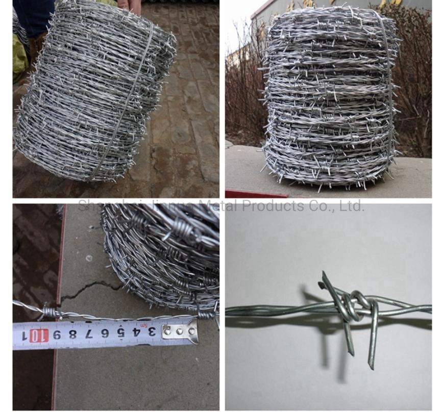 Factory Hot Dipped Galvanized PVC Stainless Steel Barbed Wire Fencing Wire Price