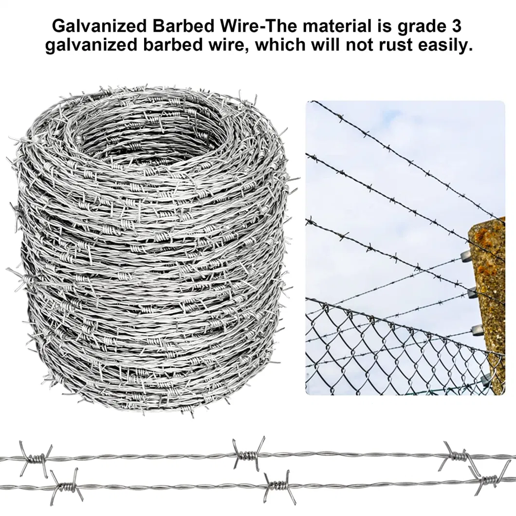 Wholesale 10 Gauge 12 Gauge 20 Gauge Single Strand Electrical Hot DIP Galvanized 50kg Barbed Wire for Africa
