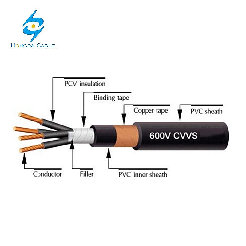 Shielded Control Cable Wire 600V 2.5 Sq. mm 12 Core PVC Insulated Copper Tape Shielded