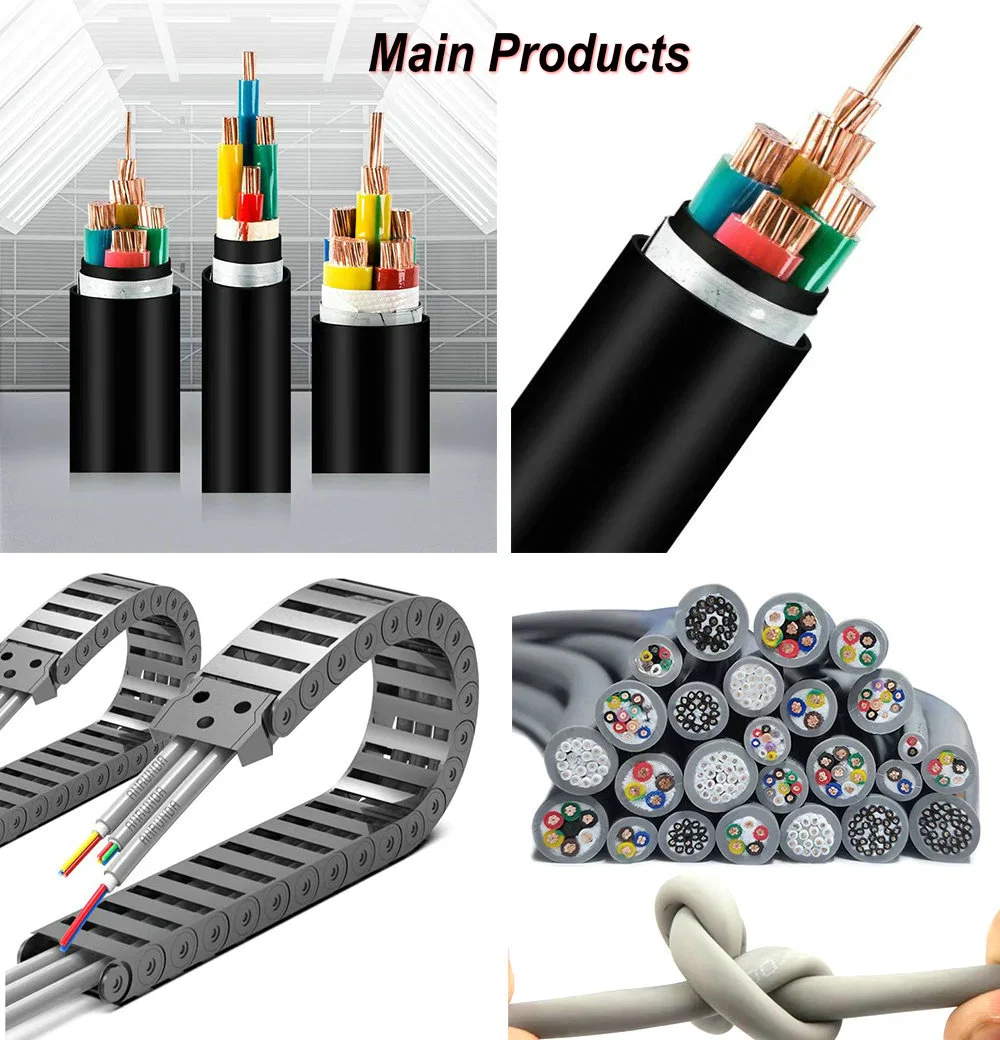 Multi Conductor Flexible Communication Cable Rvv 2 3 4 5 Core Electric Cable Copper Wire Power Cable with ISO TUV Certificates (0.75 1.0 1.5 2.5 4 6 10 16 mm)