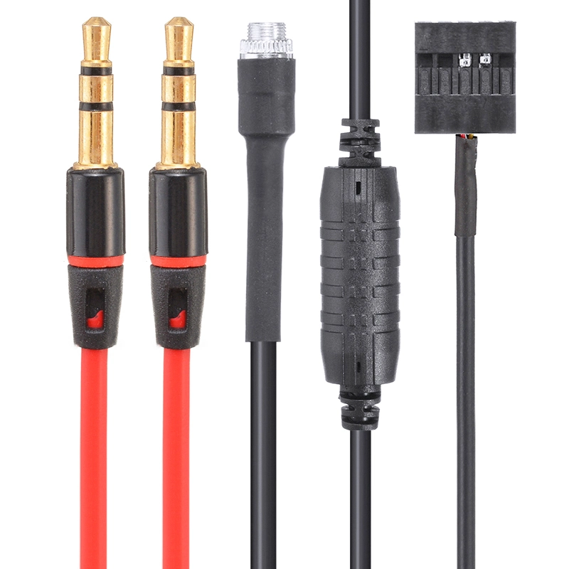 3.5 mm to 3.5mm Auxiliary Audio Cable 3.5mm Jack Car Audio Aux Cables Input Interface Adapter Cables Fit for BMW E46 98-06