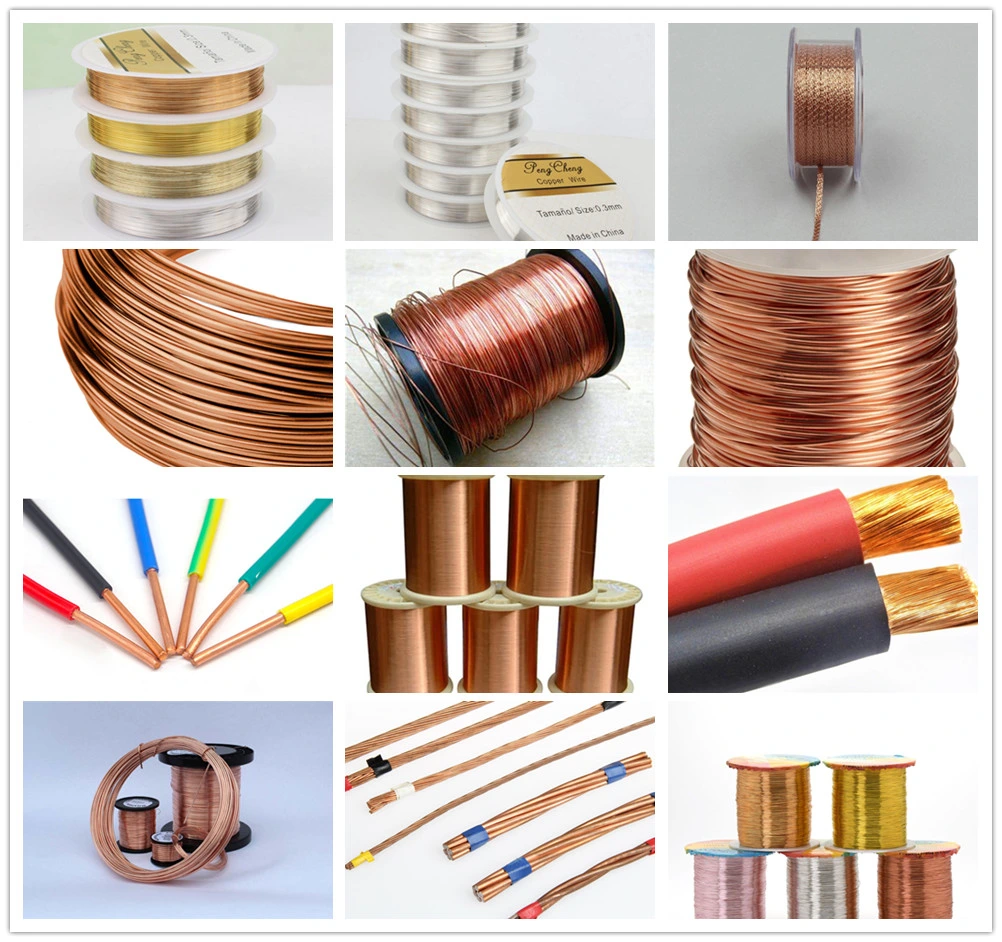 99.97% Pure Copper Wire Bare Solid Copper Wire 0.02-2.5mm