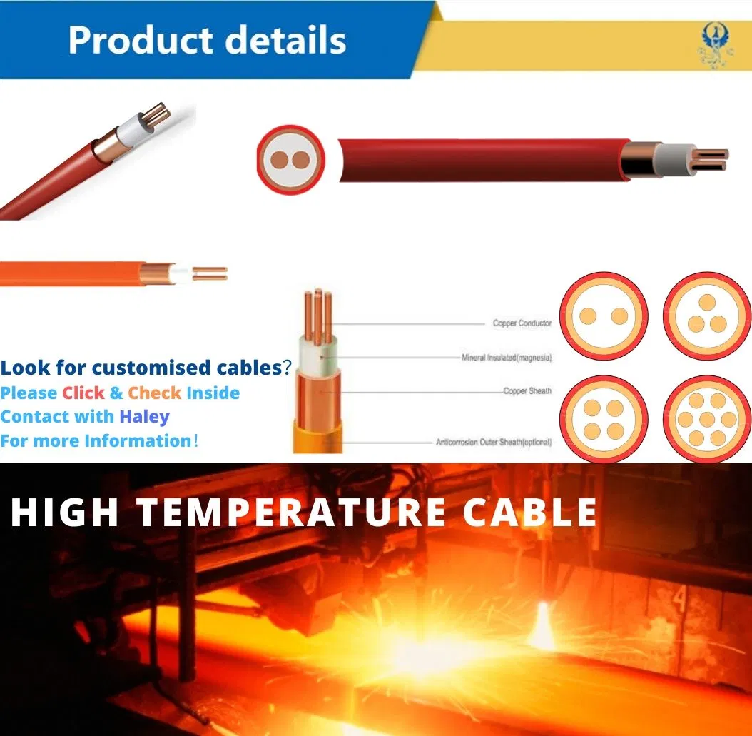 Bttz Micc Mineral Insulated Fire Resistant Fire Alarm Mineral Insulated Prices Canada Aluminium Copper Control Electric Wire Coaxial Elevator Cable