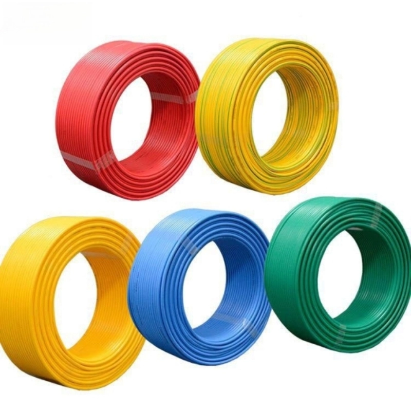 Hot H05V-U H07V-R H07V-U 1.5mm 2.5mm 4mm 6mm 10mm 25mm Copper Core PVC Insulated Electrical Cable and Wire Price Building Wire