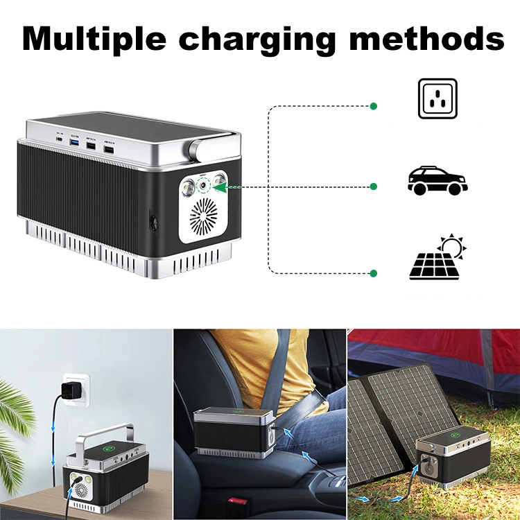 250W Electronic 220V Devices Charging Outdoor Power Sources Solar Storage Power Supply