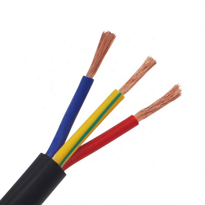 Electrical Cable Wire 3 Cores 1.5 mm Flexible Copper Cable Rvv H05VV-F 3 Cores Cable