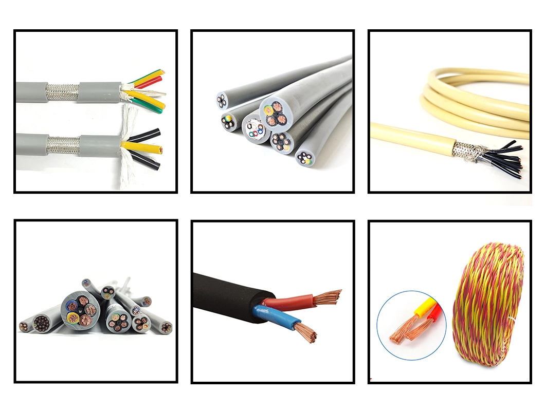 Cu/PVC/PVC H03VV-F H03vvh2-F Flat Flexible PVC Cable 2c 3c 4c 5c 0.5mm2 0.75mm2 Flat/Round Bare Electrical Wire