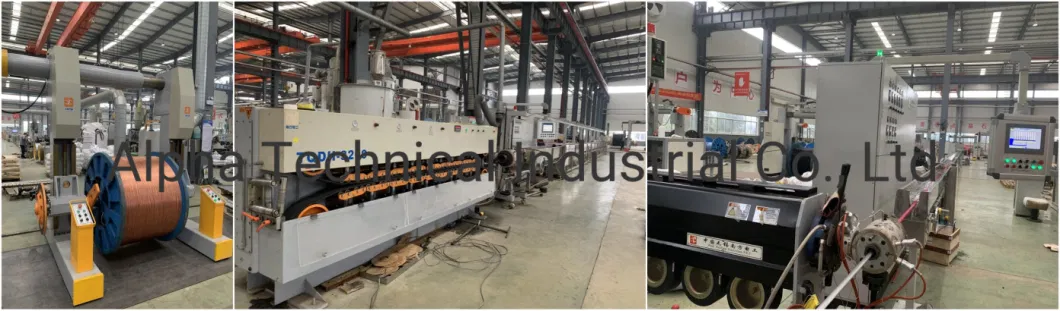 Alpha Cable Extrusion Machine, Physical Foaming Wire Making Machine for Electrical Cable Production Line