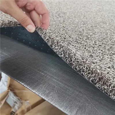 PVC Coil Mat Roll (For Car Mat, Scraper Mat, Floor Mat) Standard Coil Mat Embossed Edging - Plain Thick Quality