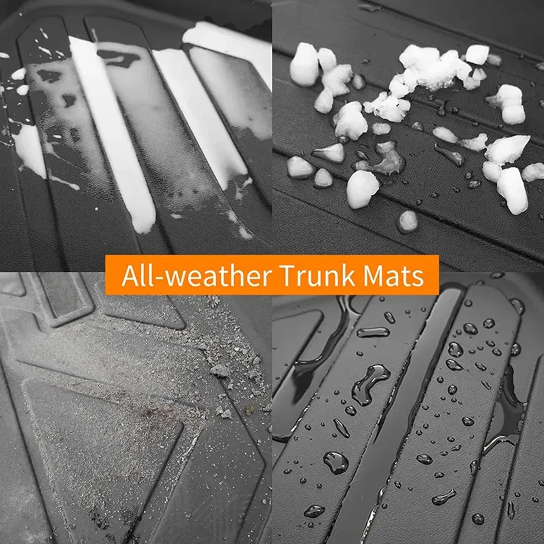 Waterproof Dirt Catching 3D TPE TPV Car Trunk Mats Rear Cargo Liner