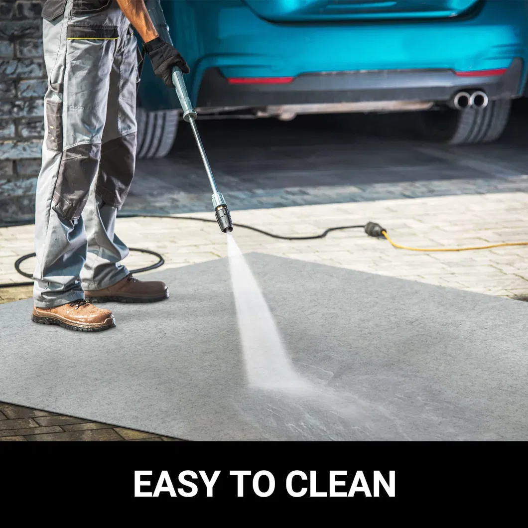 Waterproof Oil Absorbent Rubber Floor Mats Anti Slip PVC Garage Car Mat