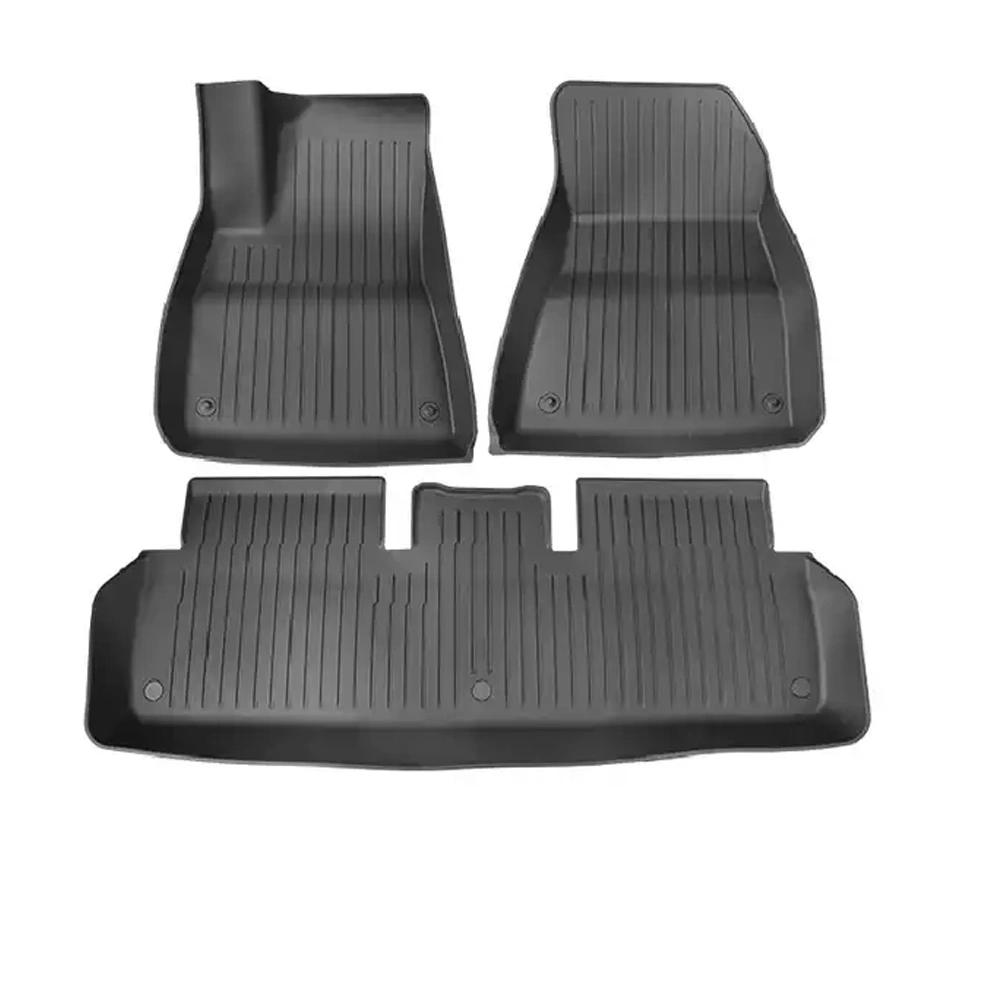 Car Mat Rubber Mat in 4 PCS Carpet 3D