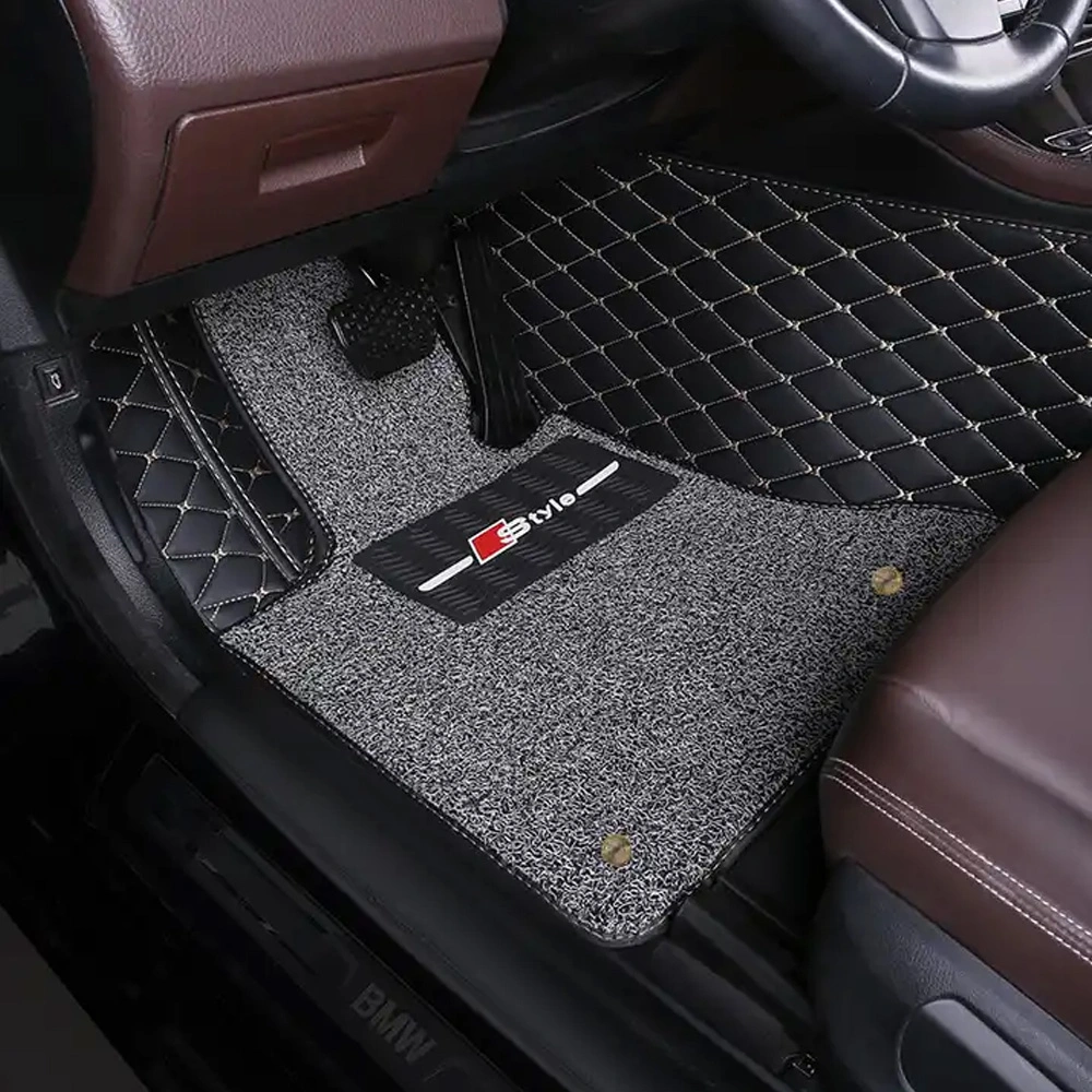 Leather Double Layer 5D Car Floor Mats Toyota Camry Car Floor Mats