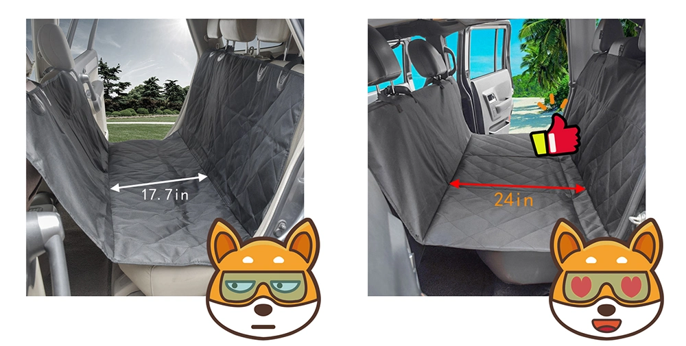Active Pets Dog Back Seat Cover Protector Waterproof Scratchproof Hammock for Dogs Backseat Protection Against Dirt and Pet Fur Durable Pets Seat Covers