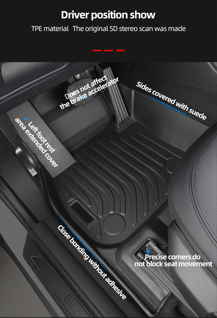 Hot Sale 3D TPE All Weather Car Floor Liners Mat