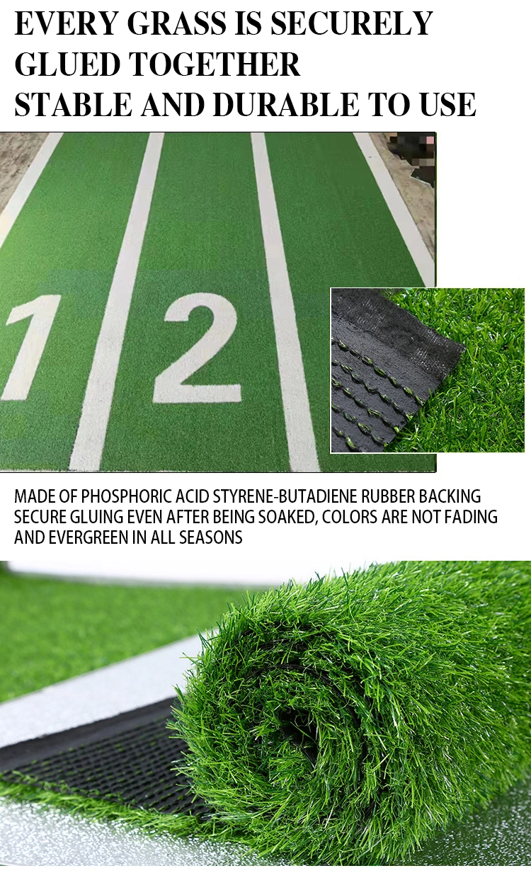Artificial Grass Factory Customized Grass Carpet Gym Mat for Fitness Gym Indoor Sled Running Track